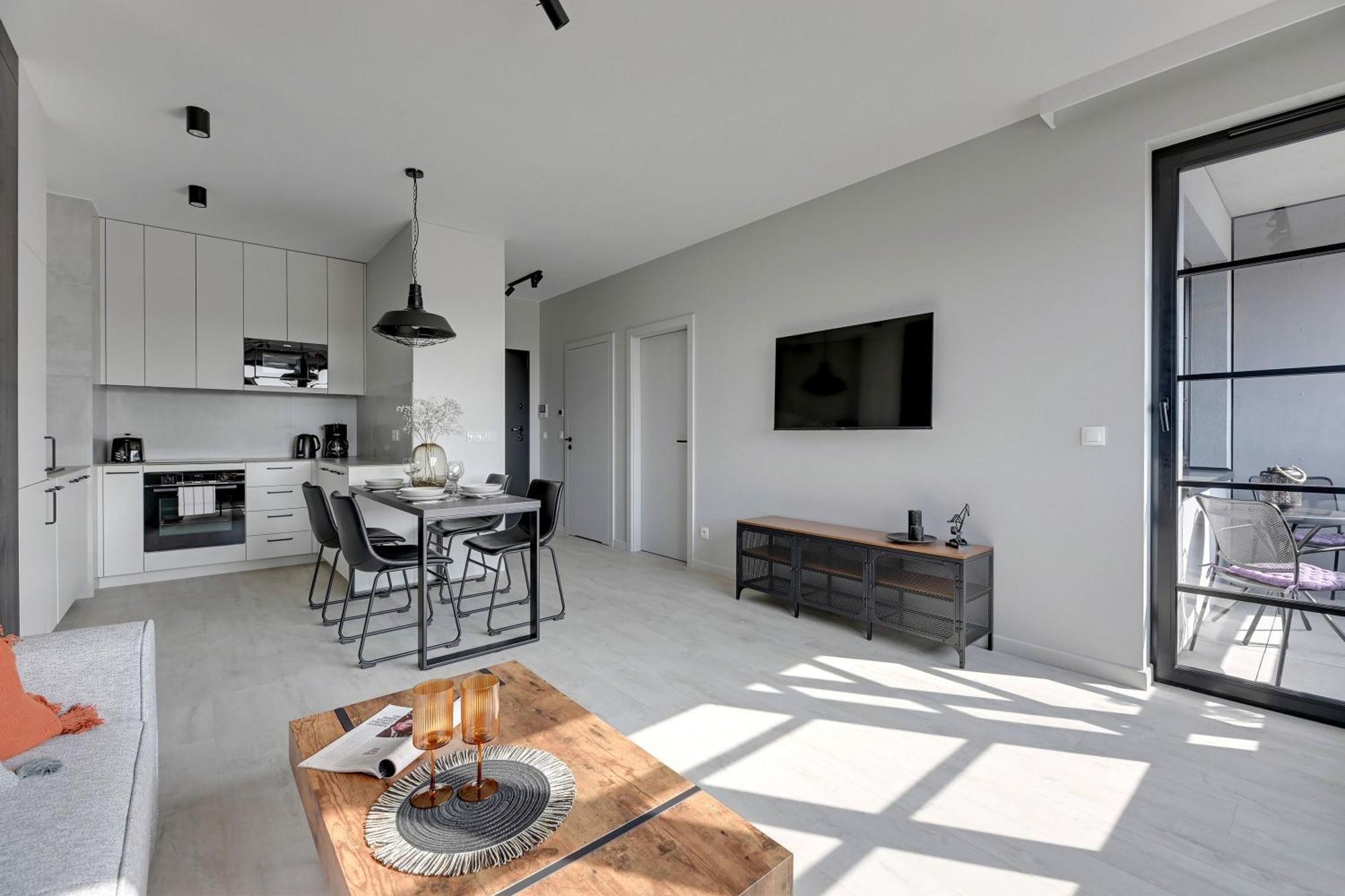 Flatbook - City Center Apartments Doki Living Гданьск Экстерьер фото