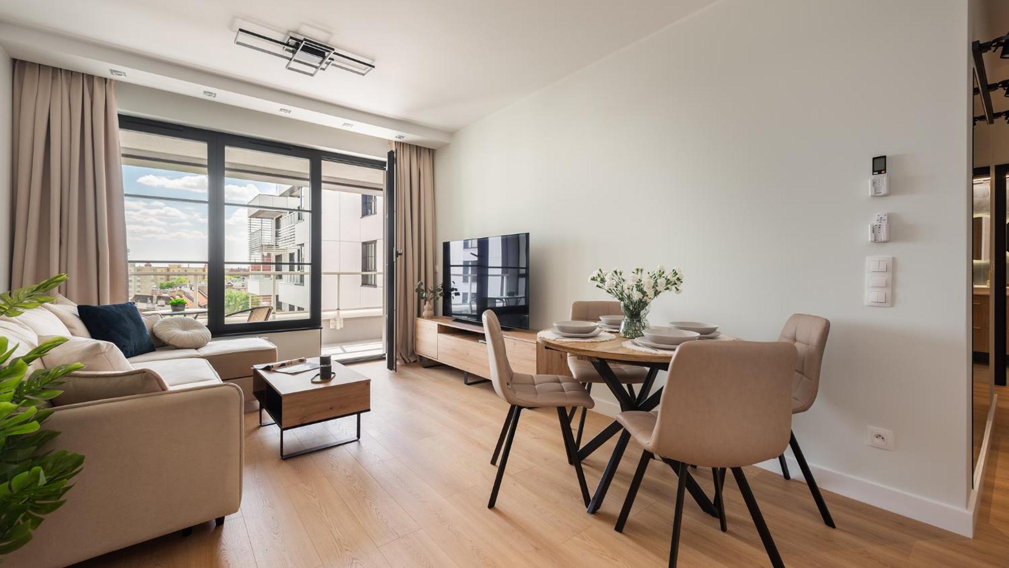 Flatbook - City Center Apartments Doki Living Гданьск Экстерьер фото