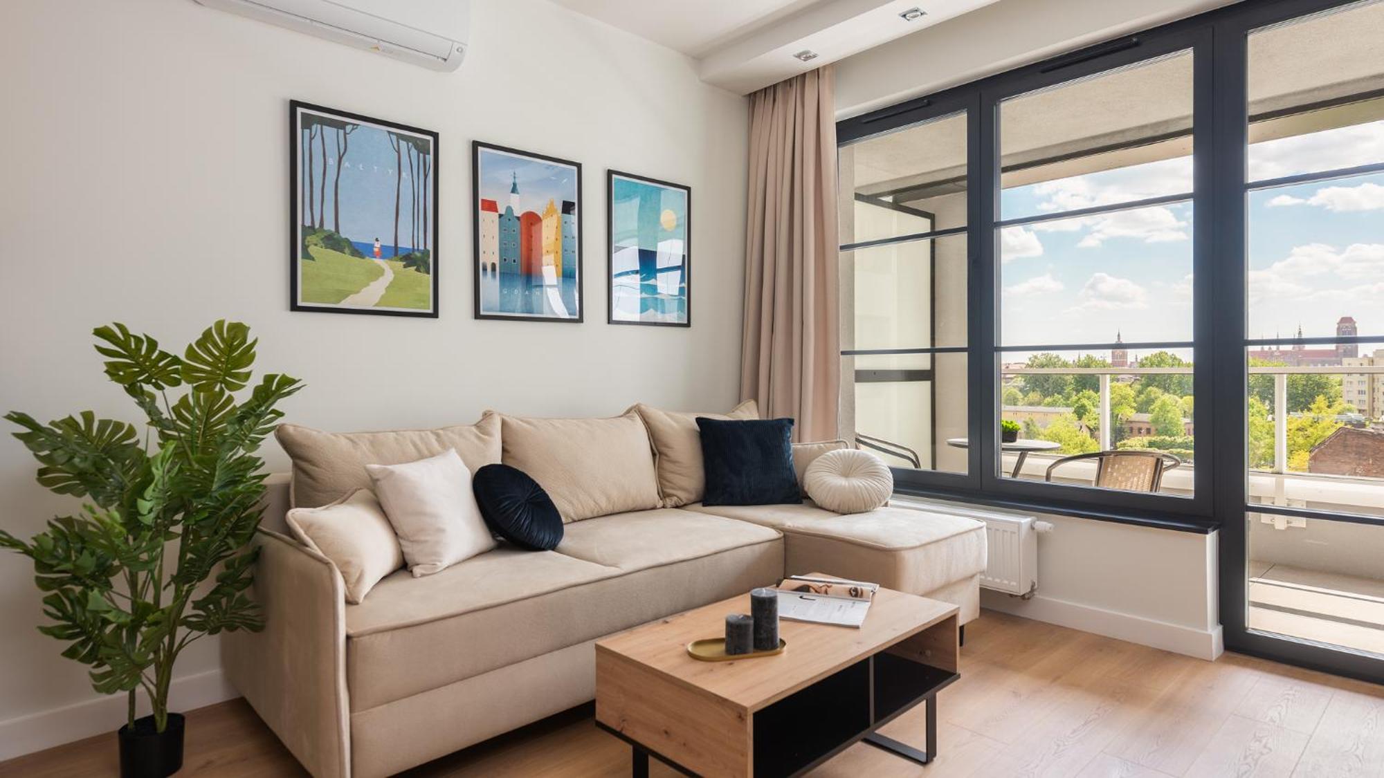 Flatbook - City Center Apartments Doki Living Гданьск Экстерьер фото