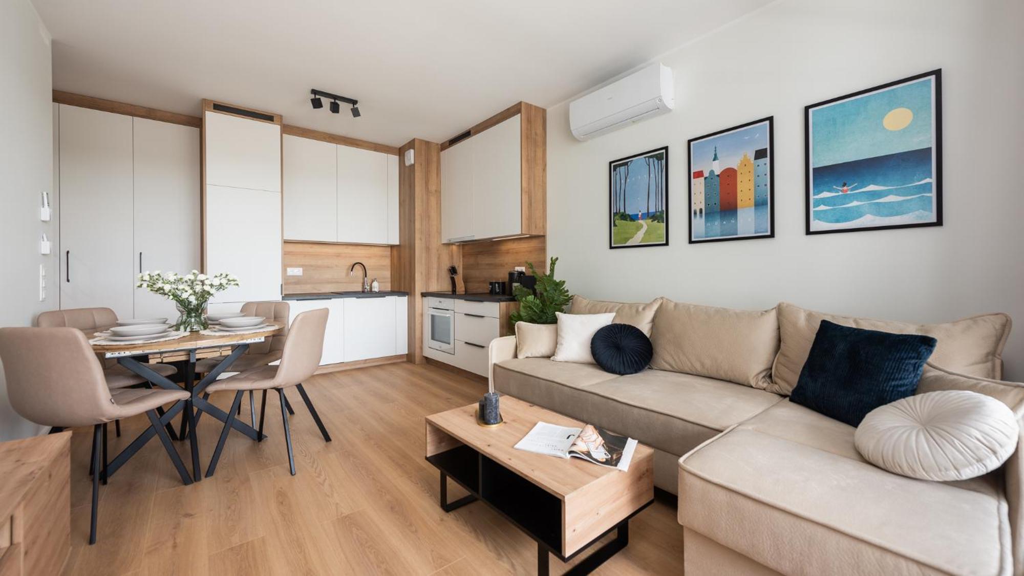Flatbook - City Center Apartments Doki Living Гданьск Экстерьер фото